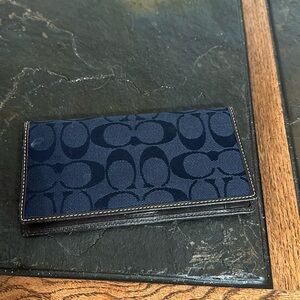 Coach checkbook cover